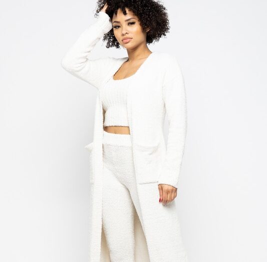 Cream Cozy 3 Piece Set