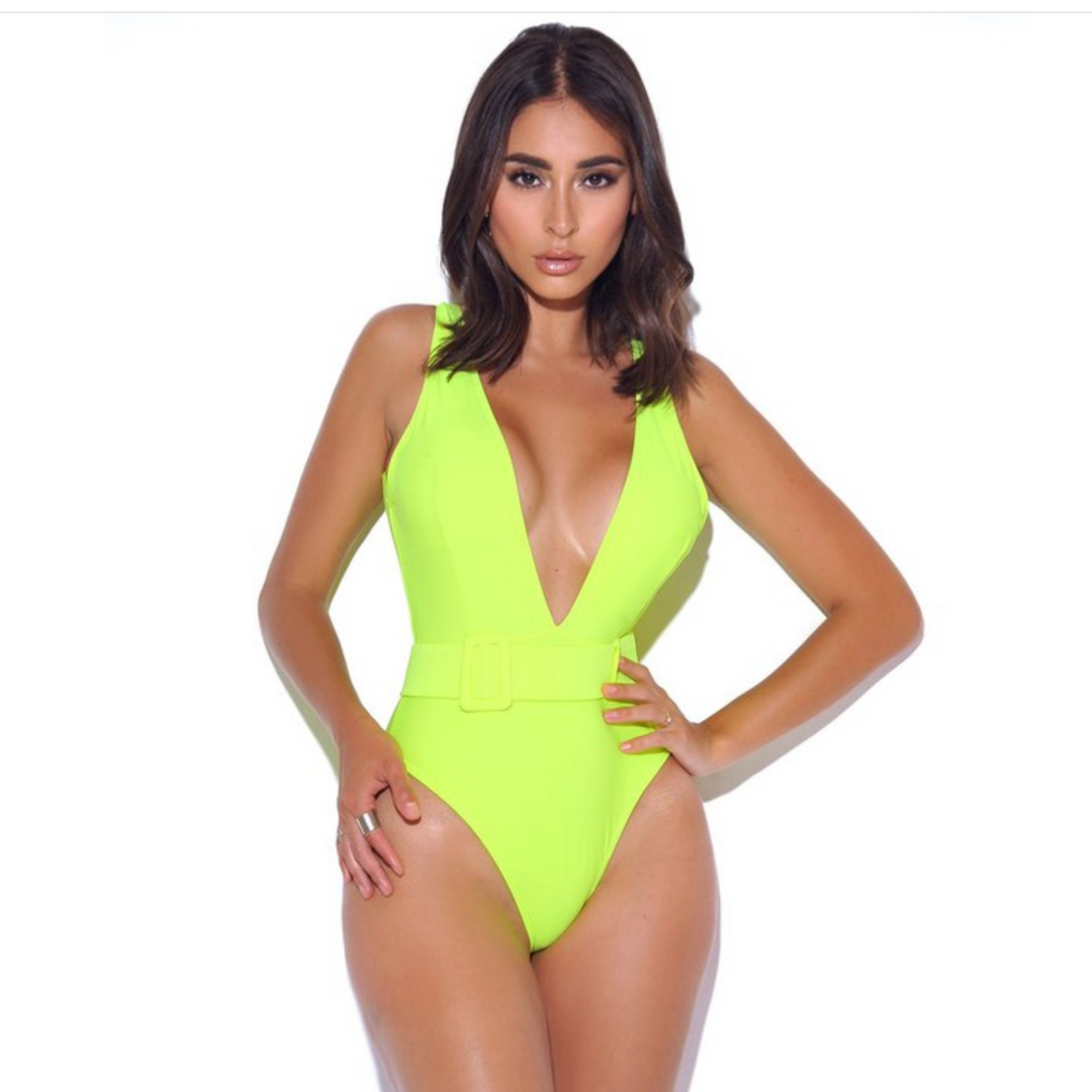 Lime Green Swimsuit